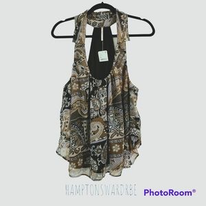Free People🌎Dark Combo Halter Tank M